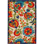 Nourison Alice Indoor/Outdoor Floral Area Rug
