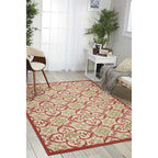 Nourison Caribbean Floral Geometric Indoor/Outdoor Area Rug
