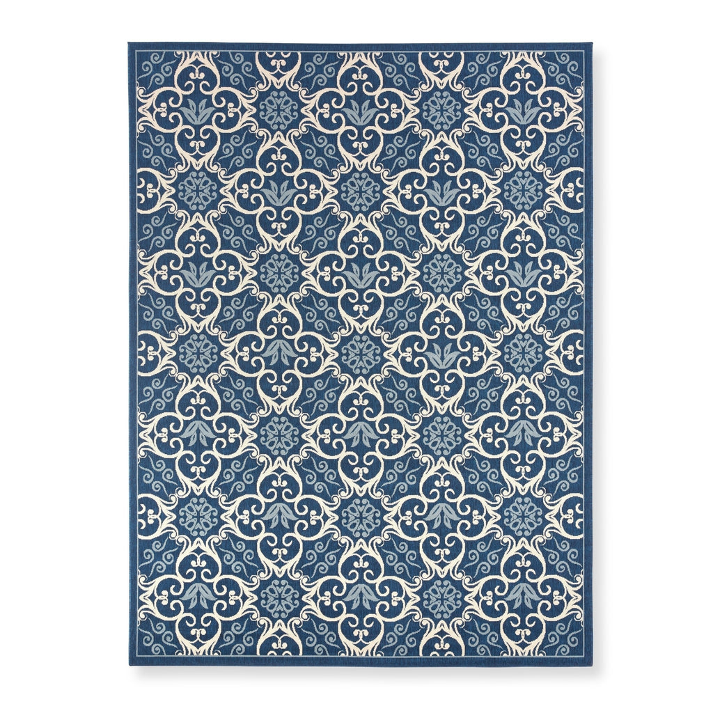 Nourison Caribbean Floral Geometric Indoor/Outdoor Area Rug