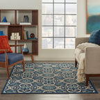 Nourison Caribbean Floral Geometric Indoor/Outdoor Area Rug