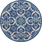 Nourison Caribbean Floral Geometric Indoor/Outdoor Area Rug