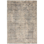 Nourison Concerto Distressed Abstract Beige Grey Area Rug