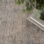 Nourison Concerto Distressed Abstract Beige Grey Area Rug