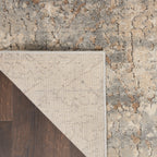 Nourison Concerto Distressed Abstract Beige Grey Area Rug