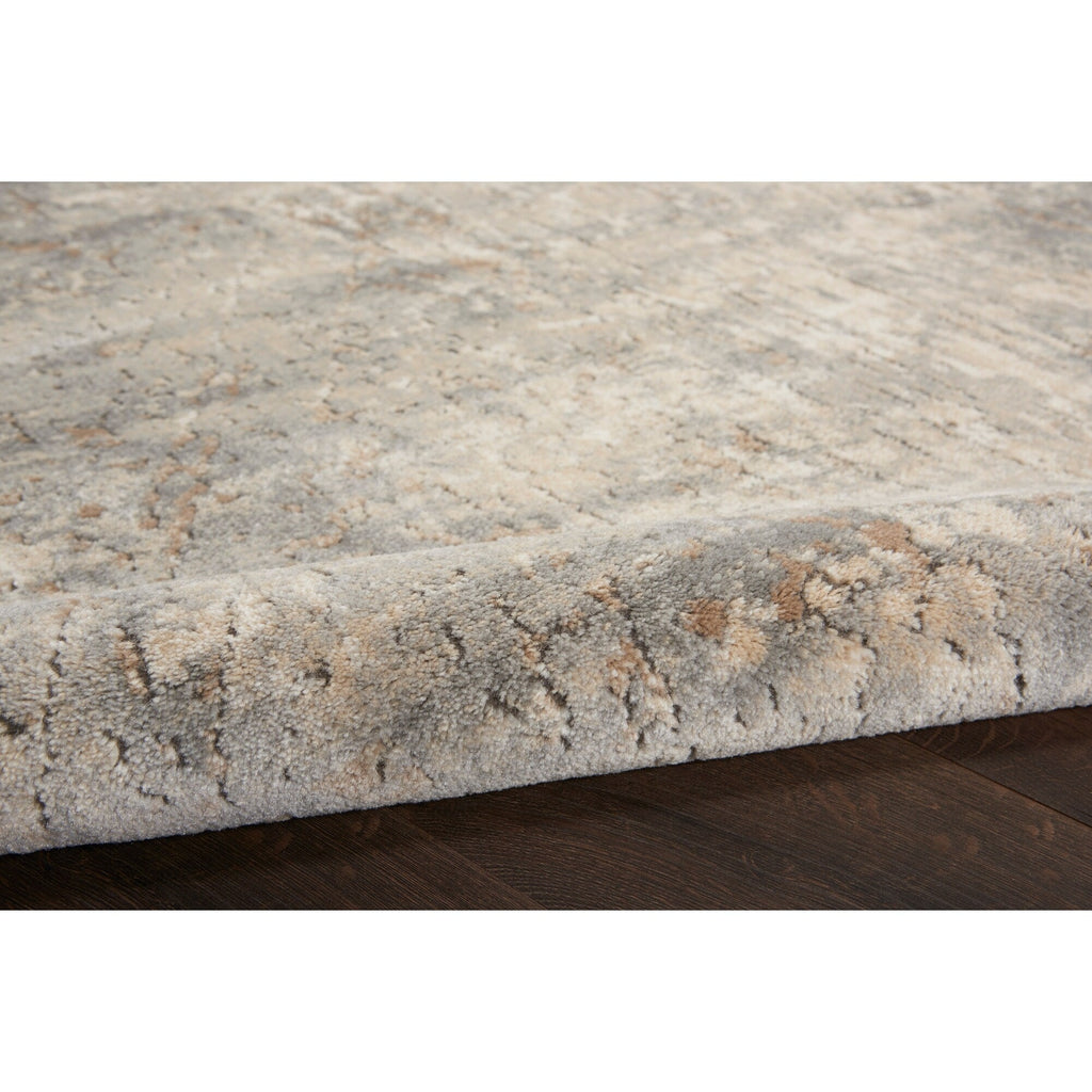 Nourison Concerto Distressed Abstract Beige Grey Area Rug