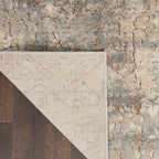 Nourison Concerto Distressed Abstract Beige Grey Area Rug