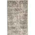 Nourison Concerto Distressed Abstract Beige Grey Area Rug