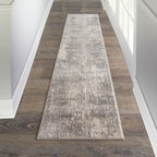 Nourison Concerto Distressed Abstract Beige Grey Area Rug