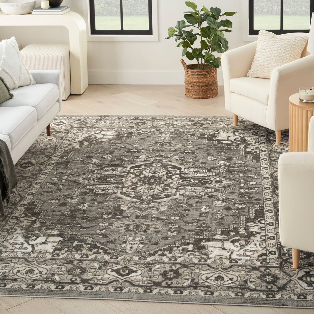 Nourison Concerto Classic Persian Medallion Area Rug.