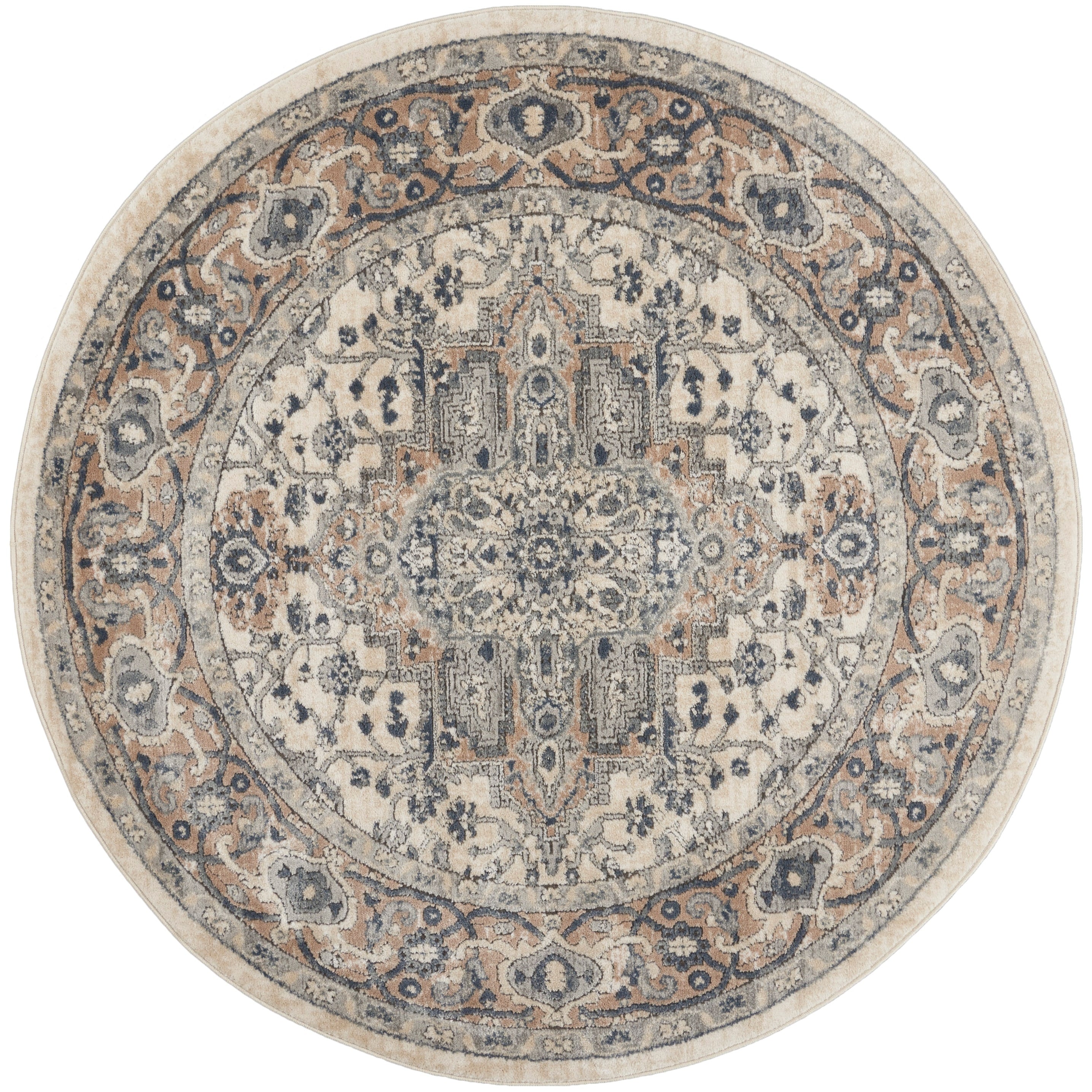 Nourison Concerto Classic Persian Medallion Area Rug.