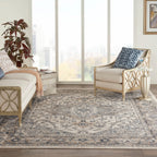 Nourison Concerto Classic Persian Medallion Area Rug.