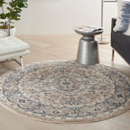 Nourison Concerto Classic Persian Medallion Area Rug.