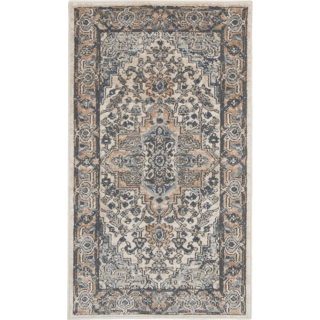 Nourison Concerto Classic Persian Medallion Area Rug.
