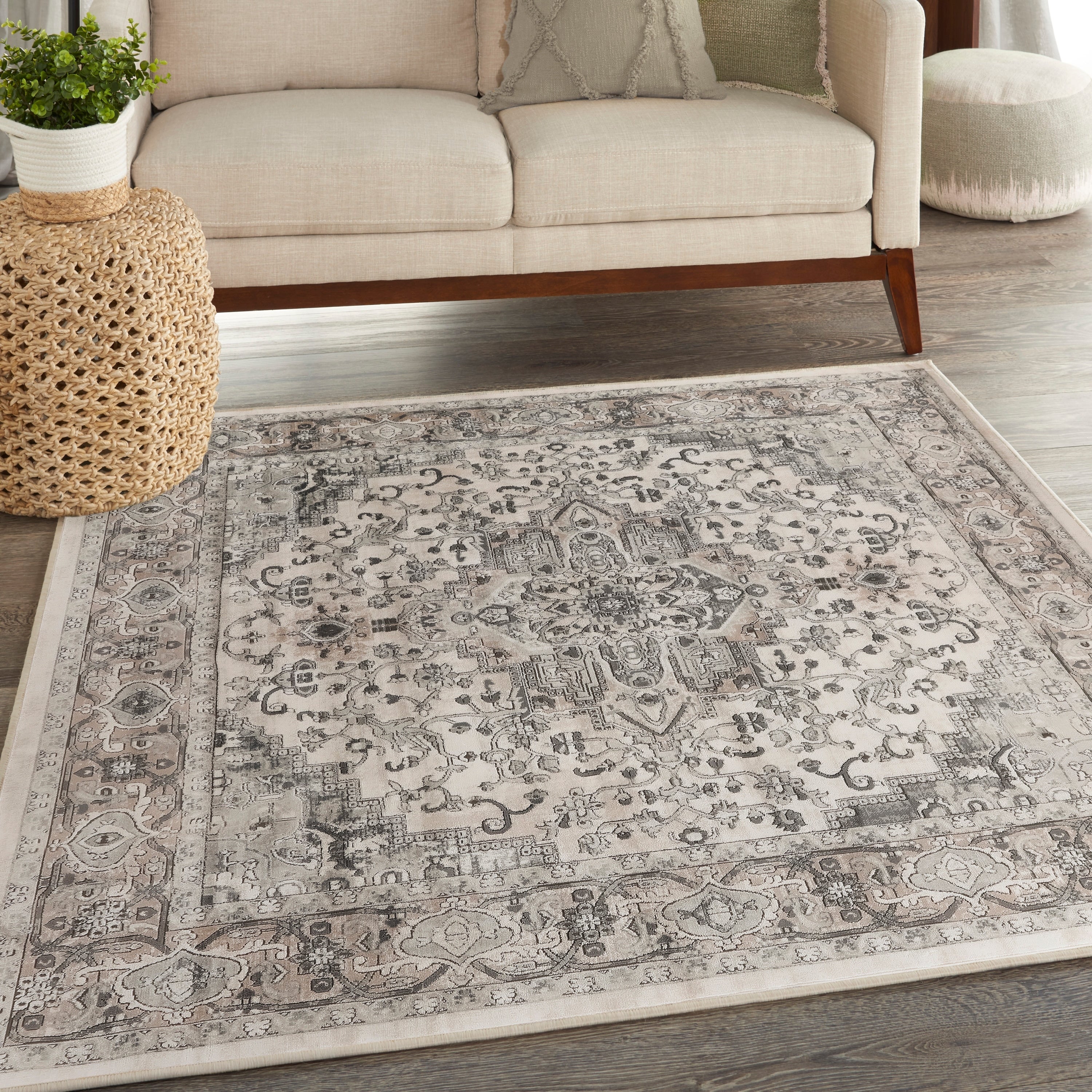 Nourison Concerto Classic Persian Medallion Area Rug.