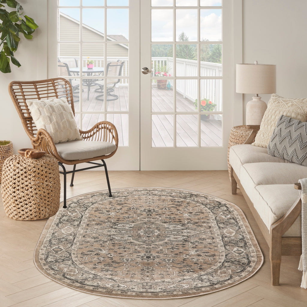 Nourison Concerto Classic Persian Medallion Area Rug.