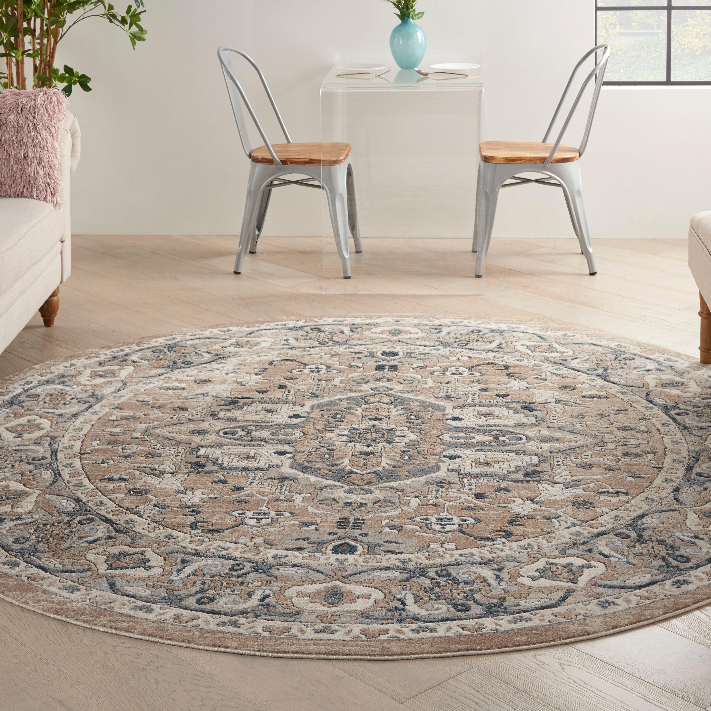 Nourison Concerto Classic Persian Medallion Area Rug.