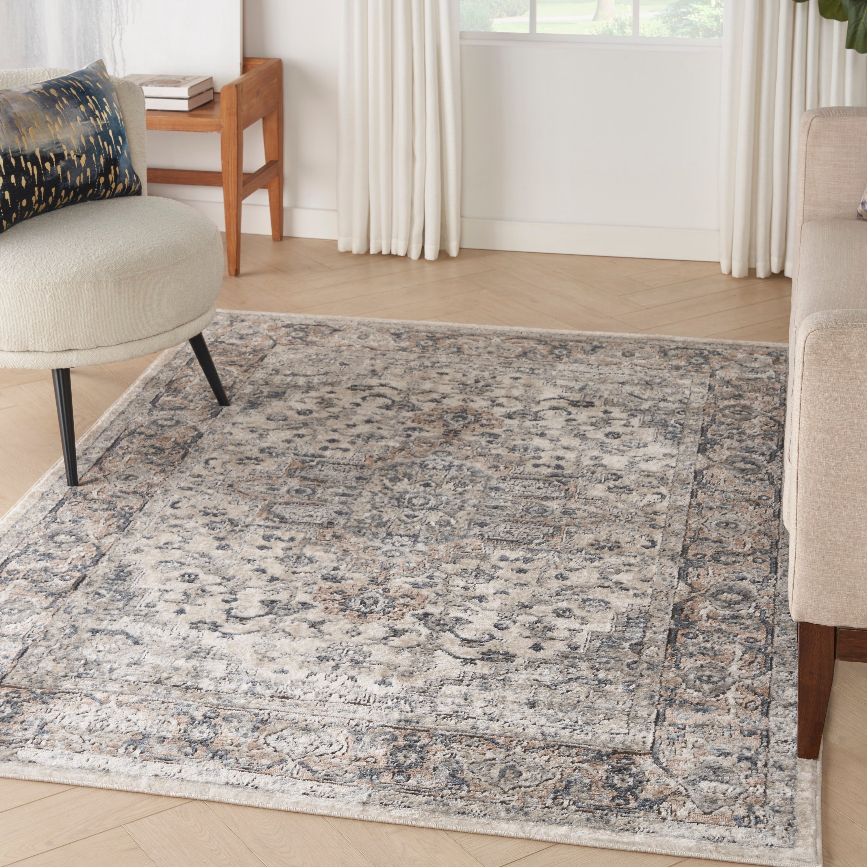 Nourison Concerto Classic Persian Medallion Area Rug.