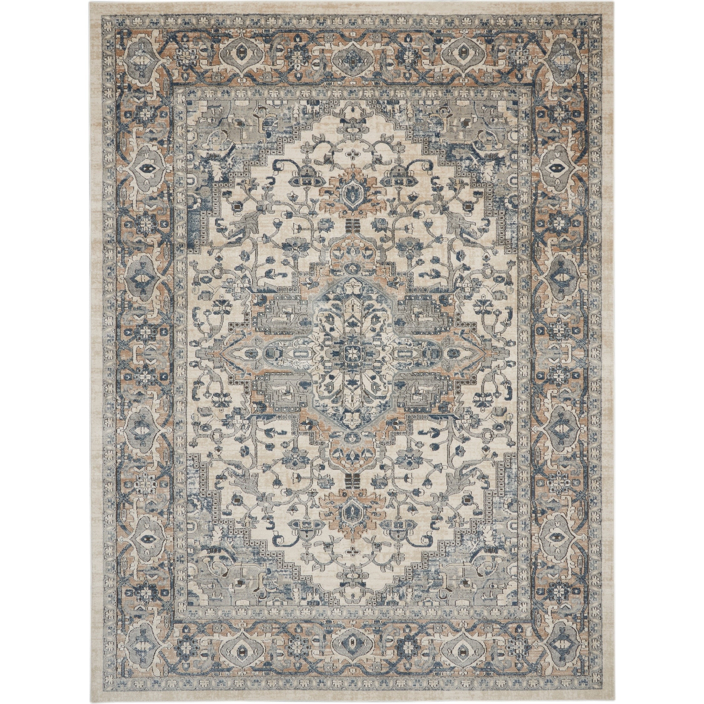 Nourison Concerto Classic Persian Medallion Area Rug.