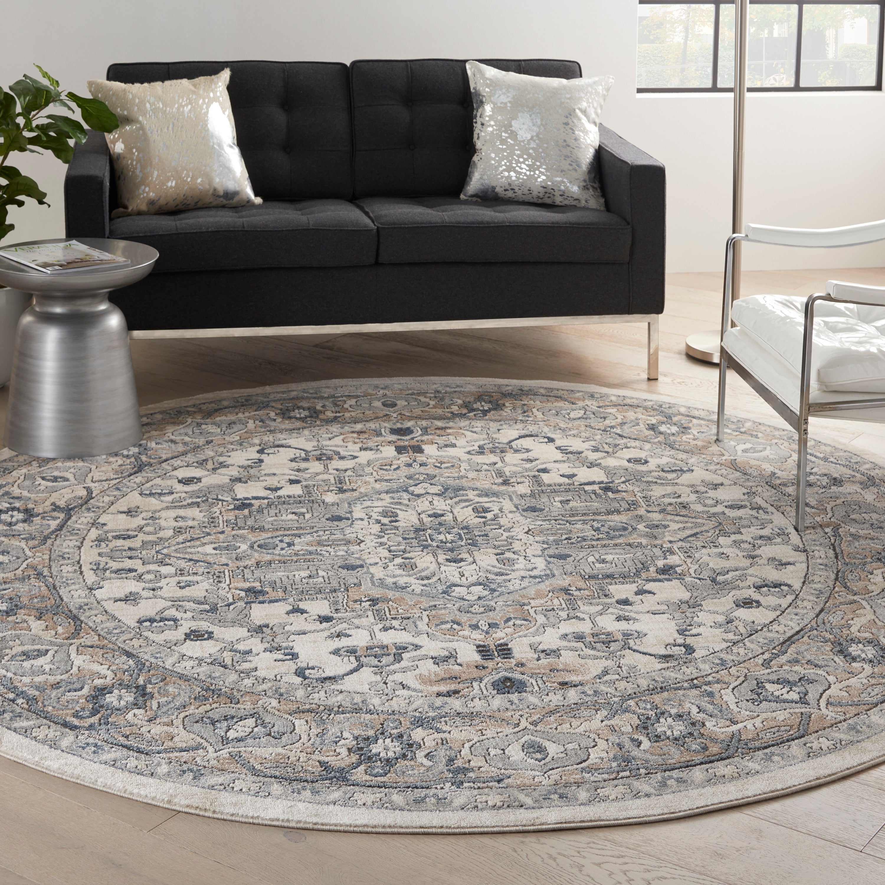 Nourison Concerto Classic Persian Medallion Area Rug.