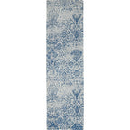 Nourison Damask Distressed Contemporary Area Rug