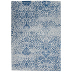 Nourison Damask Distressed Contemporary Area Rug