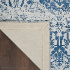 Nourison Damask Distressed Contemporary Area Rug