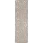 Nourison Damask Distressed Contemporary Area Rug