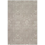 Nourison Damask Distressed Contemporary Area Rug