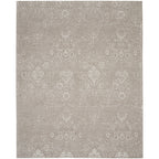 Nourison Damask Distressed Contemporary Area Rug