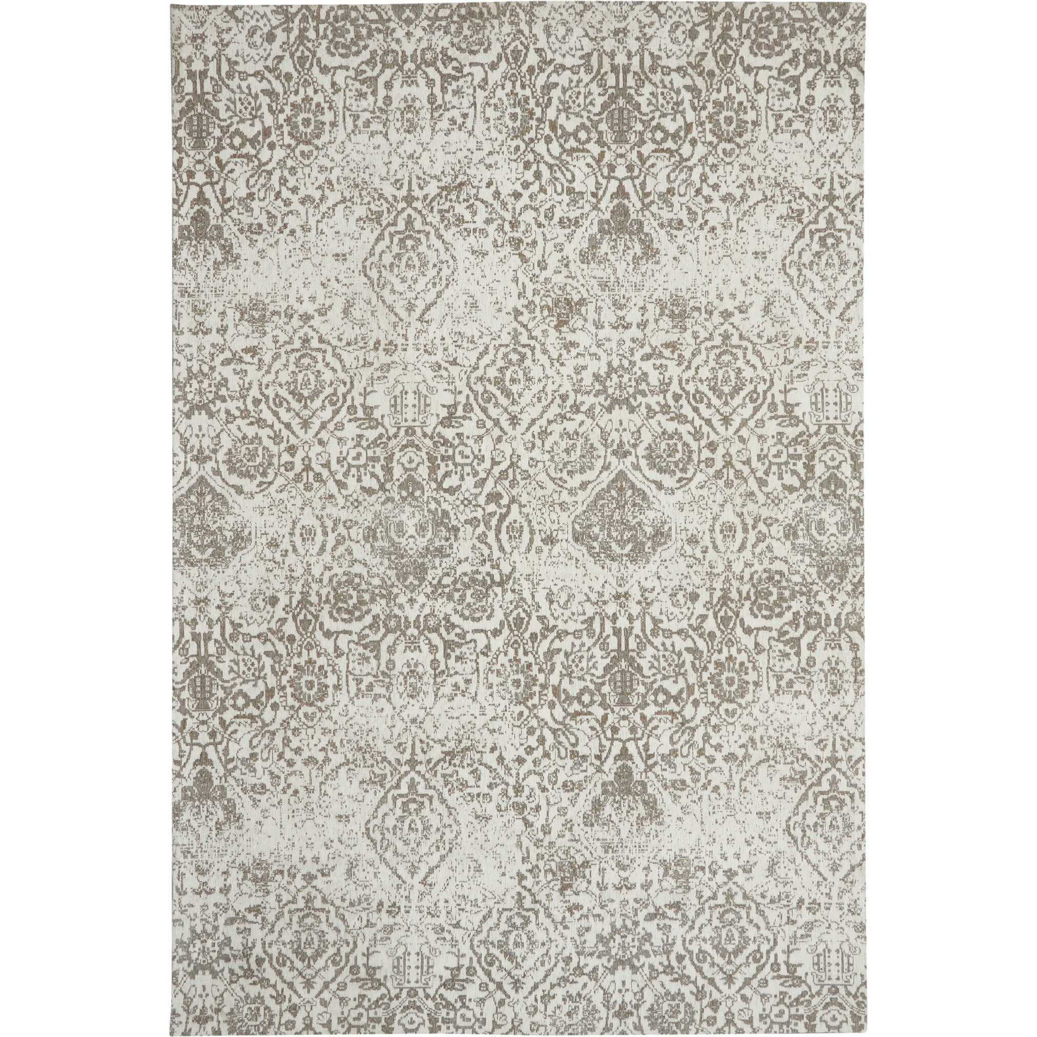 Nourison Damask Distressed Contemporary Area Rug