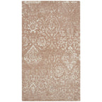 Nourison Damask Distressed Contemporary Area Rug