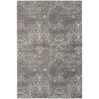 Nourison Damask Distressed Contemporary Area Rug