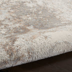 Nourison Elation Modern Abstract Ivory Grey Area Rug