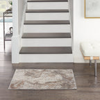 Nourison Elation Modern Abstract Ivory Grey Area Rug