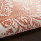 Nourison Elation Damask Pattern French Country Area Rug