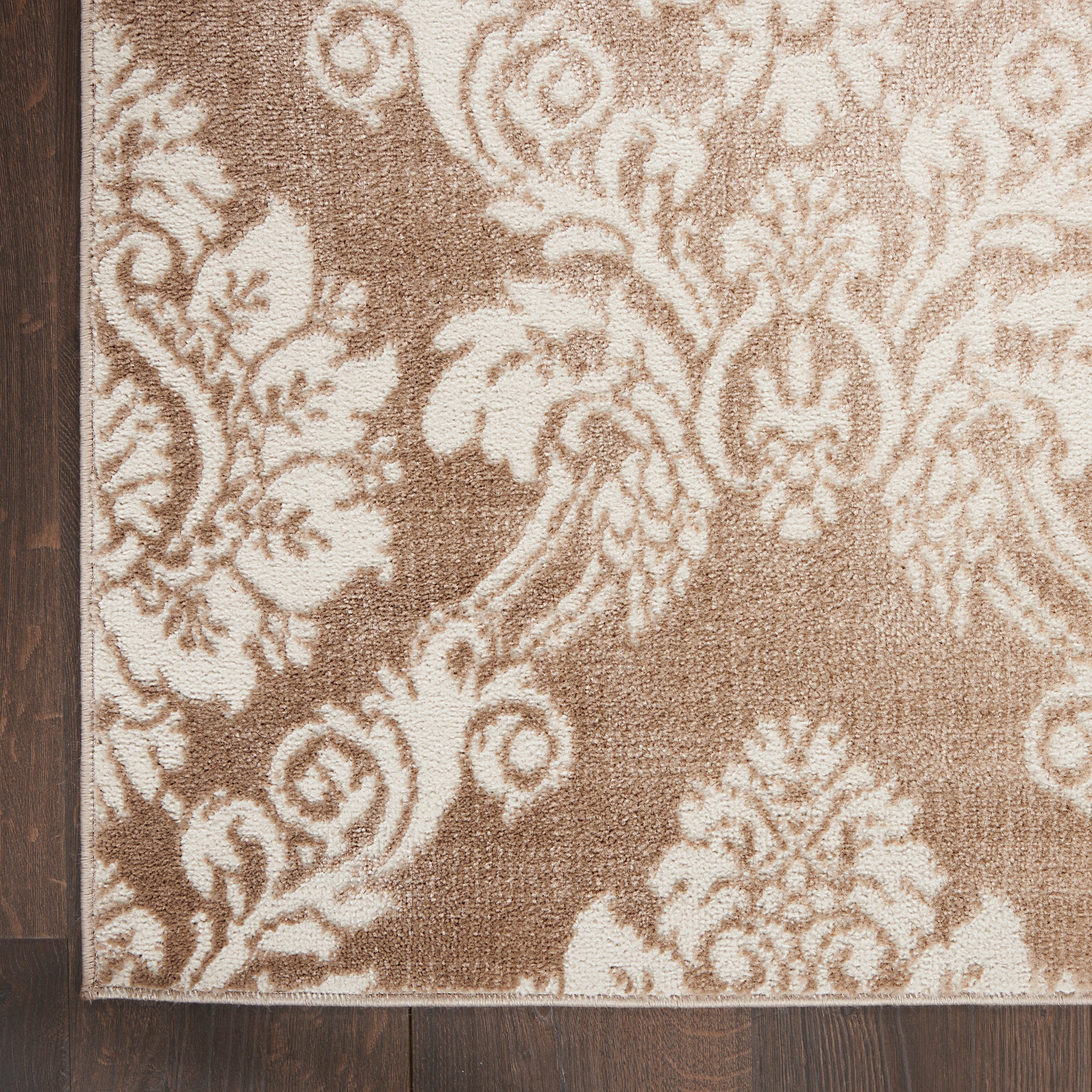 Nourison Elation Damask Pattern French Country Area Rug