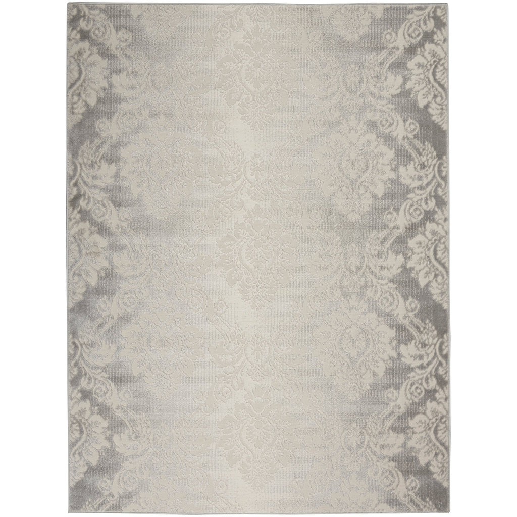 Nourison Elation Damask Pattern French Country Area Rug