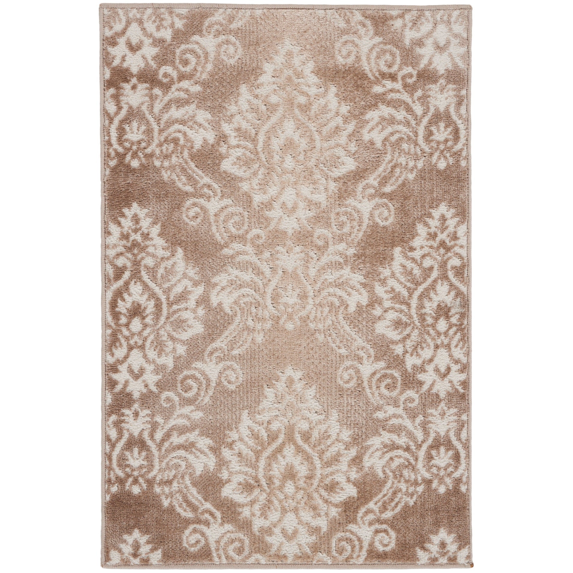 Nourison Elation Damask Pattern French Country Area Rug