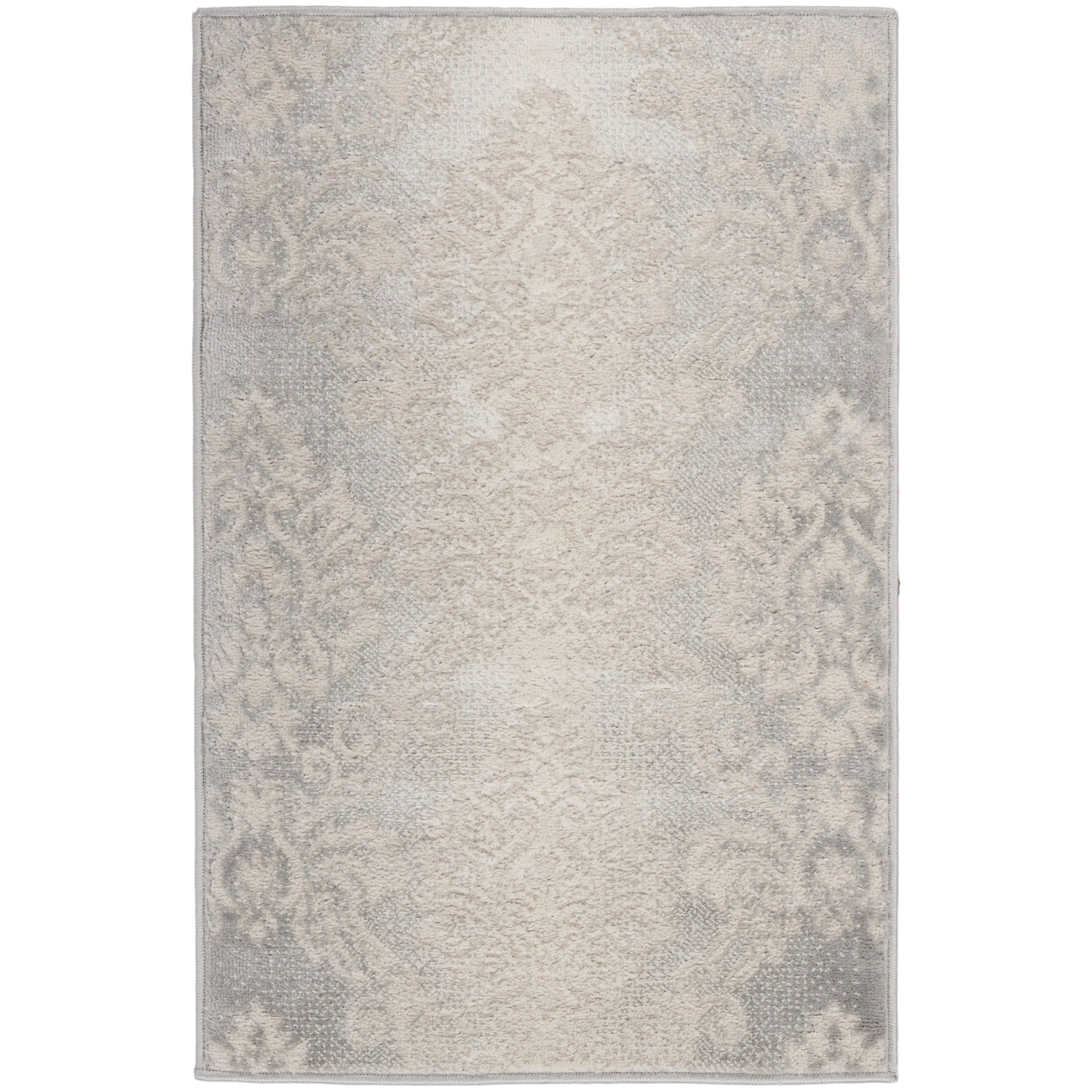 Nourison Elation Damask Pattern French Country Area Rug