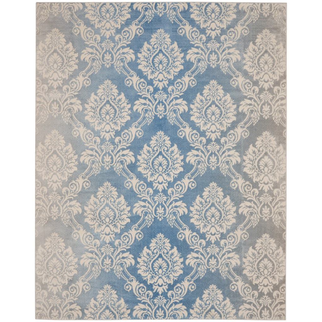 Nourison Elation Damask Pattern French Country Area Rug