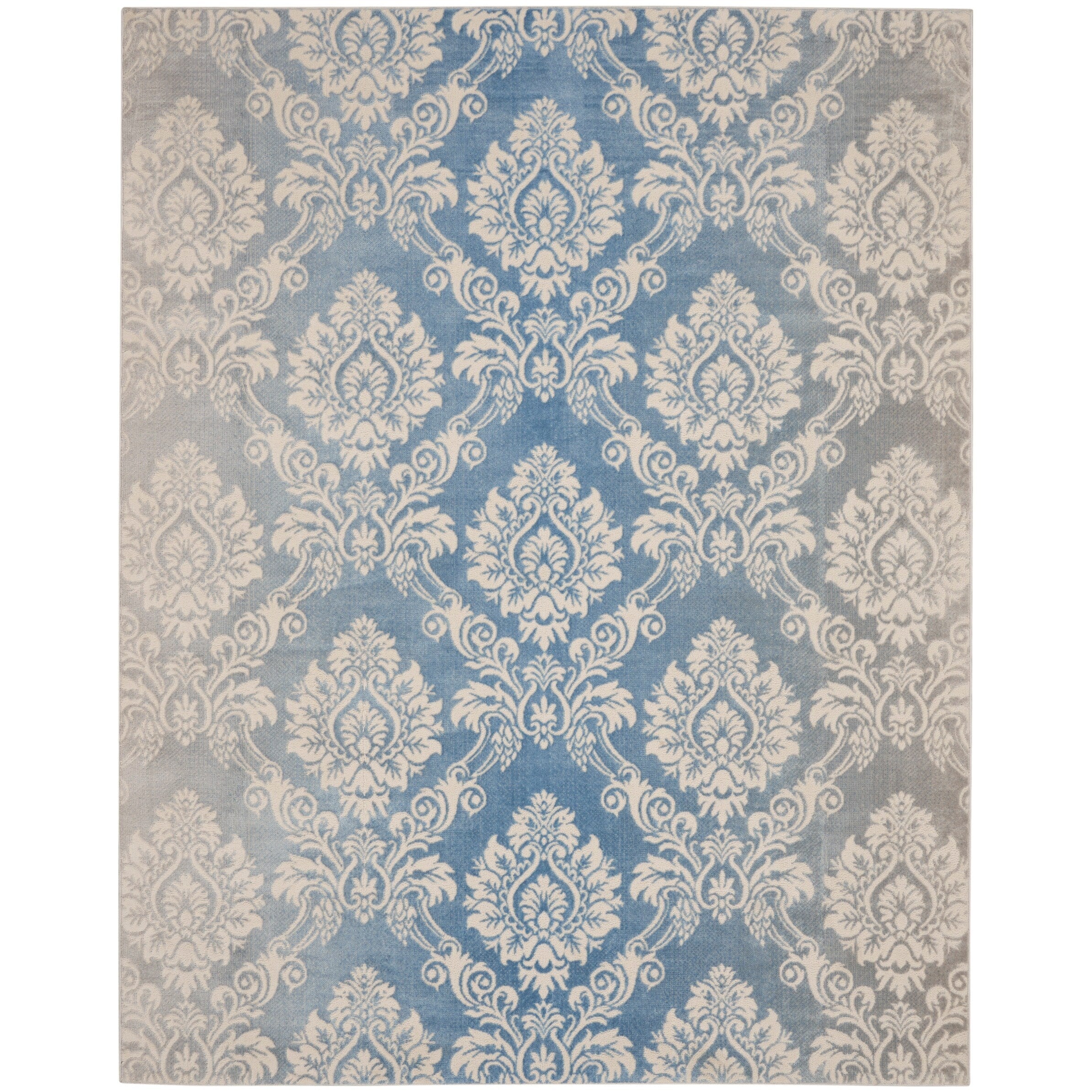 Nourison Elation Damask Pattern French Country Area Rug