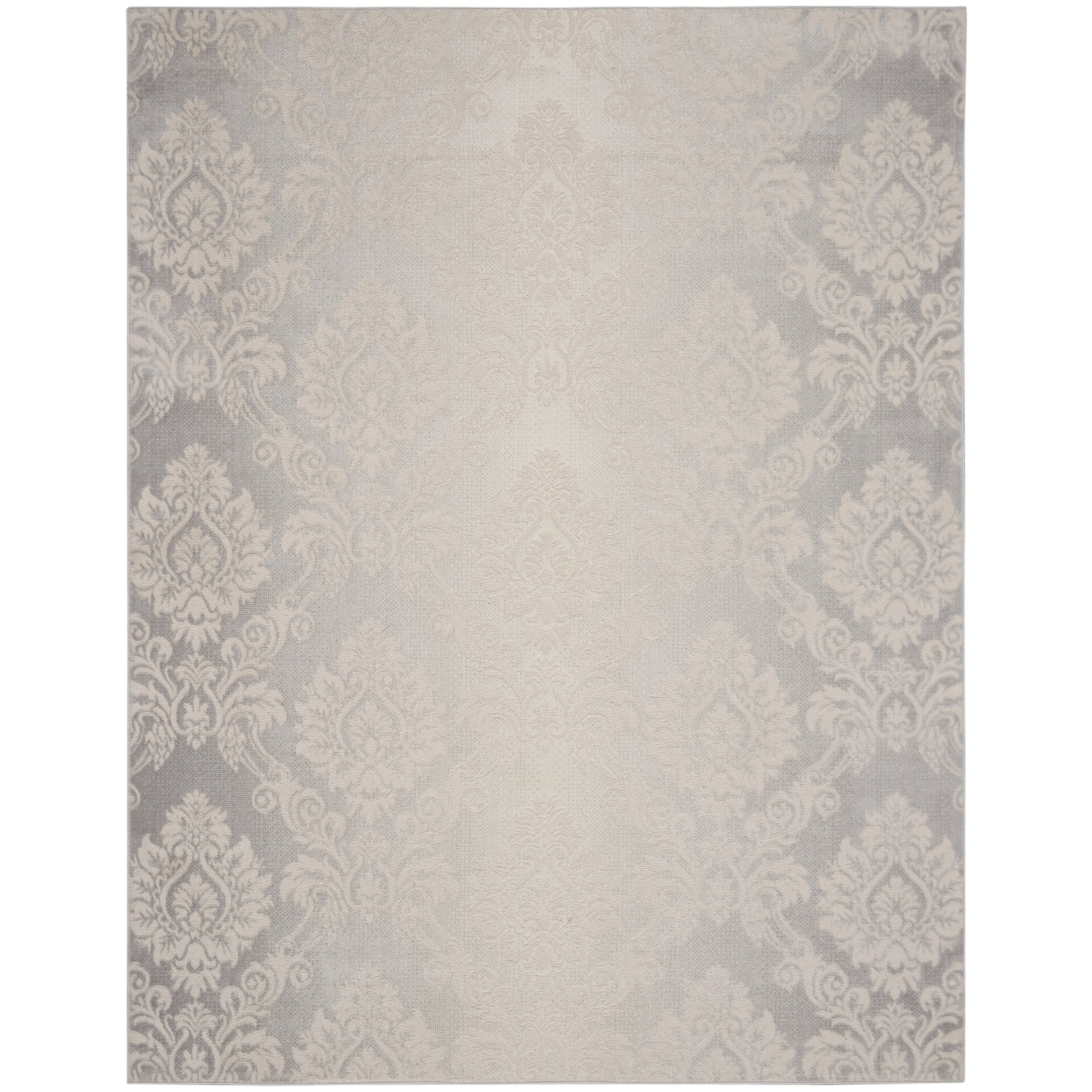Nourison Elation Damask Pattern French Country Area Rug