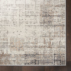 Nourison Emily Indoor only Ivory Grey Abstract Area Rug
