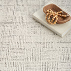 Nourison Emily Indoor only Ivory Grey Abstract Area Rug