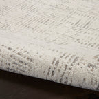 Nourison Emily Indoor only Ivory Grey Abstract Area Rug
