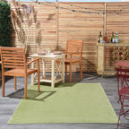 Nourison Essentials Solid Contemporary Indoor/Outdoor Area Rug