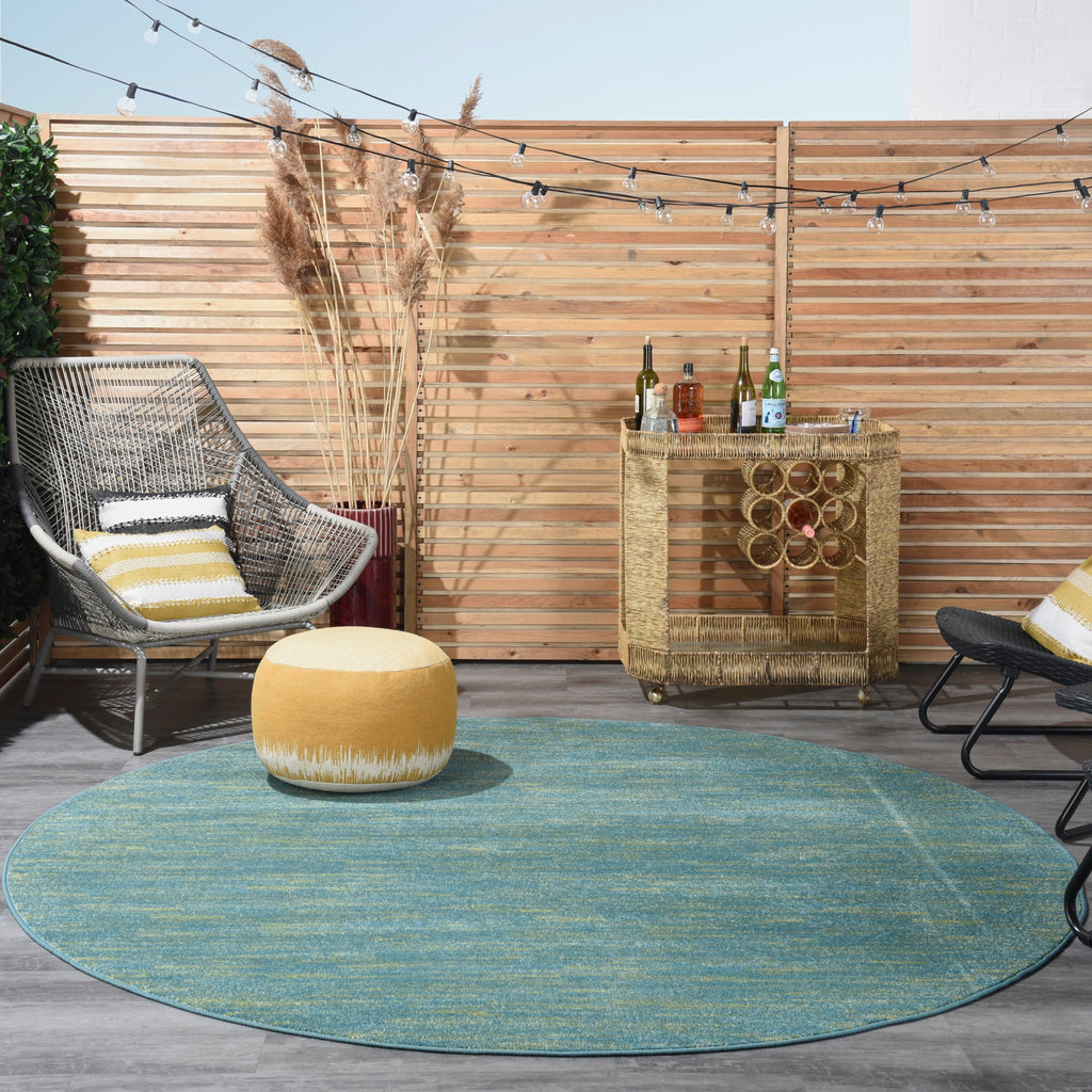 Nourison Essentials Solid Contemporary Indoor/Outdoor Area Rug