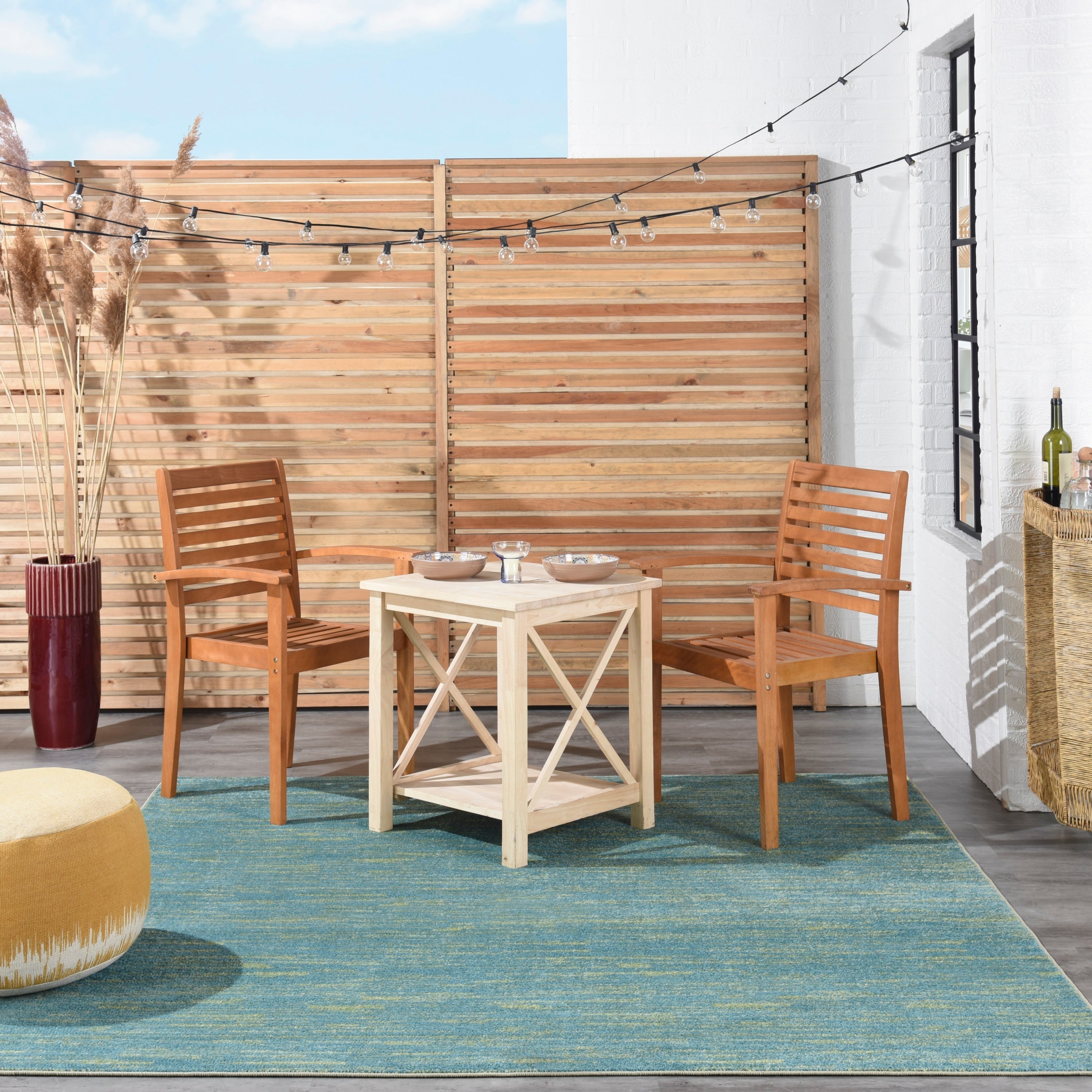 Nourison Essentials Solid Contemporary Indoor/Outdoor Area Rug