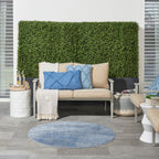 Nourison Essentials Solid Contemporary Indoor/Outdoor Area Rug