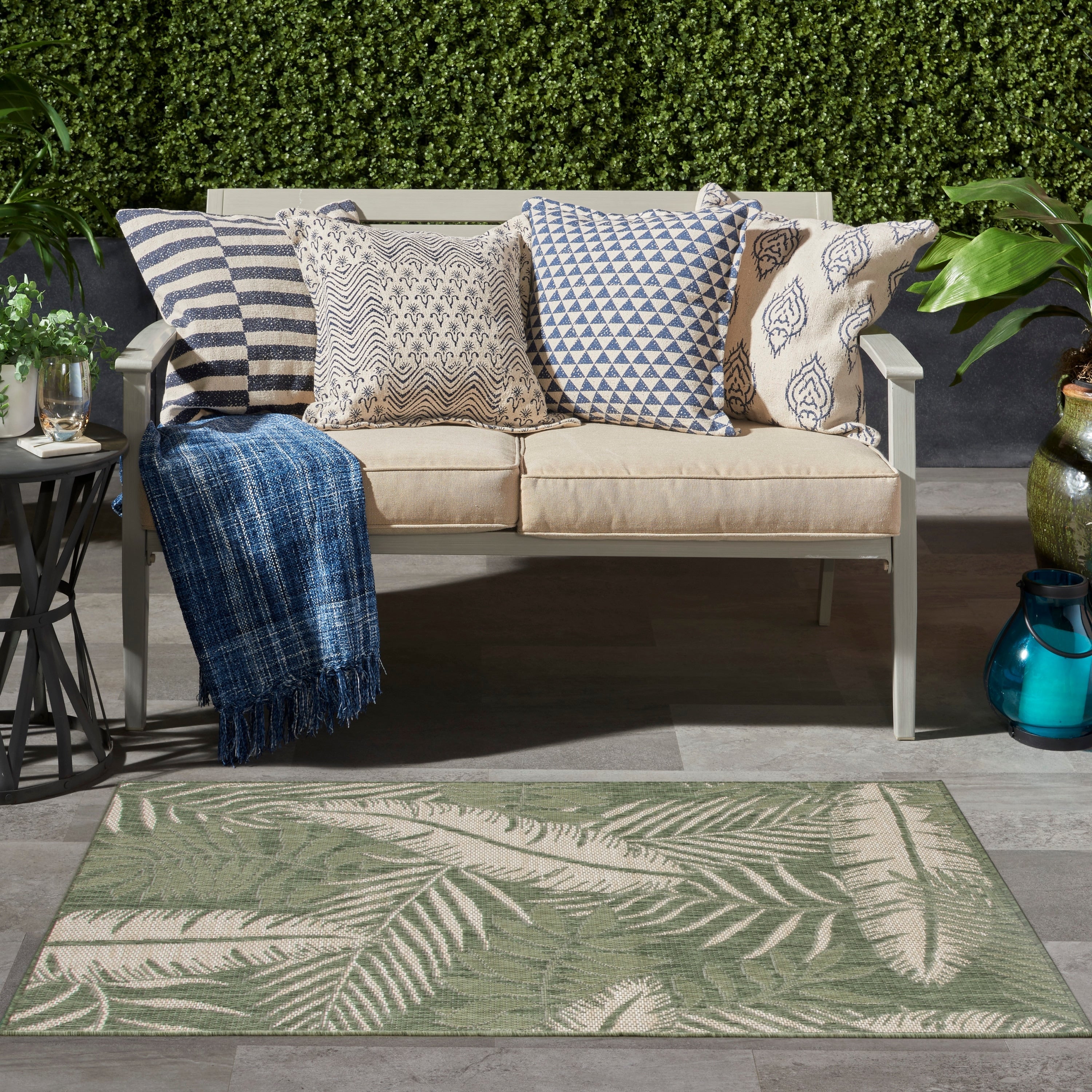 Nourison Garden Oasis Indoor/Outdoor Nature Area Rug